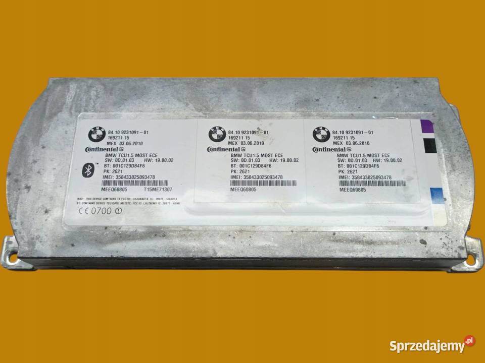 MODUŁ BLUETOOTH 9231091 Bmw Seria 3 V 20052012