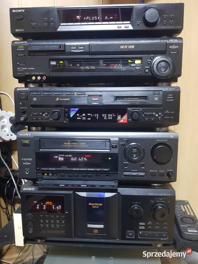 SONY MEGA ZESTAW VHSHi8 VHS KINO DOMOWE Warszawa sprzedam