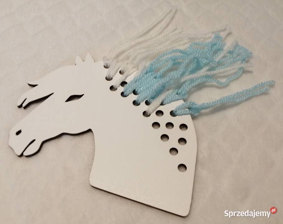 Edukacyjna drewniana przeplatanka koń głowa Dla Dziecka Czeladź