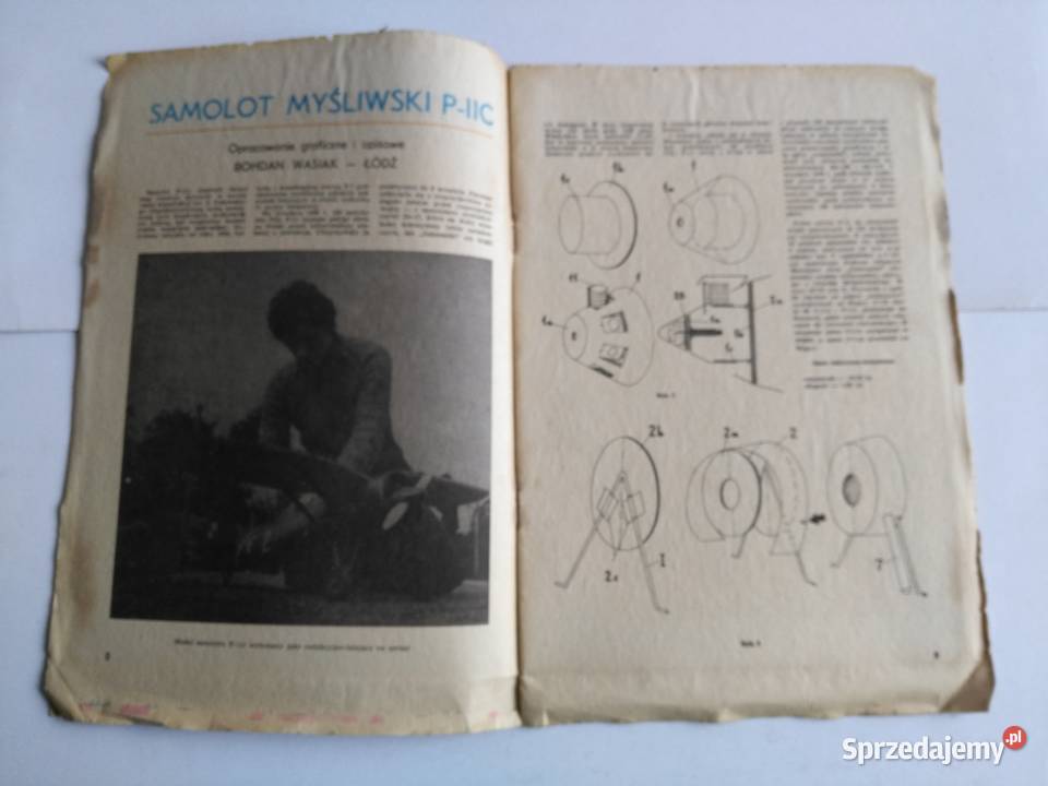 Mały Modelarz 91980 Samolot myśliwski PIIC Dąbrowa Górnicza sprzedam