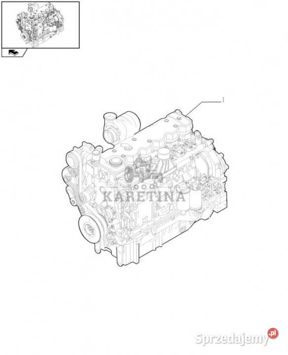 Holland T6010 T6090 T6070 T7230 Silnik 84140799 Pozostałe Jastrzębniki