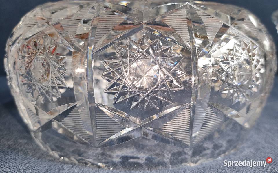 Zestaw szkła kryształowego misy popielniczka i Bielsko-Biała