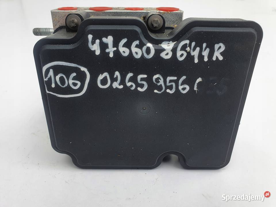 Renault Clio IV POMPA ABS Sterownik 476608644R Części samochodowe Chełm