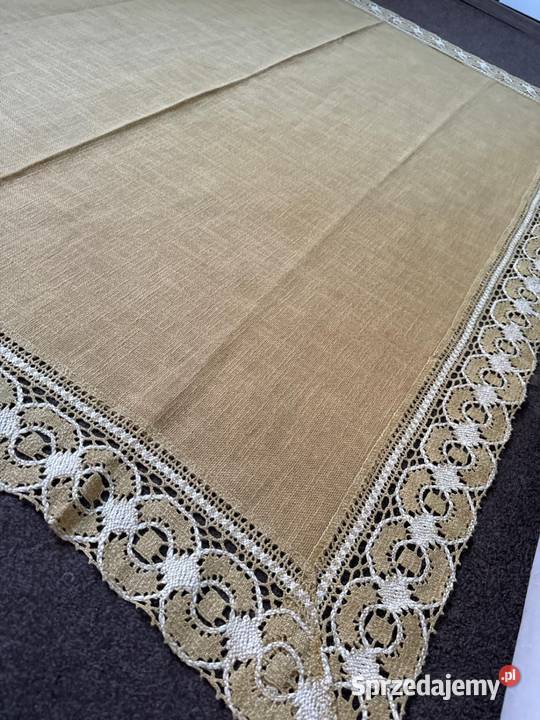 obrus len wysokiej jakości do kolekcji