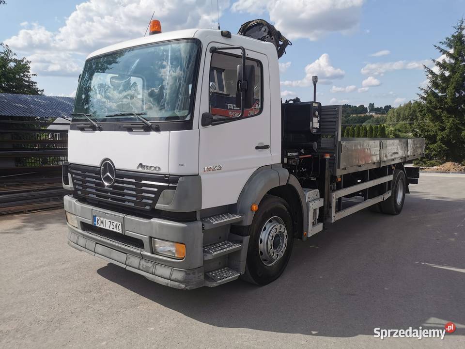 MercedesBenz Atego 1823 żuraw HDS Atlas 1052 małopolskie Miechów