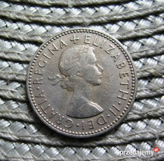 Wielka Brytania 1 Szyling 1955r Angielski Kalisz