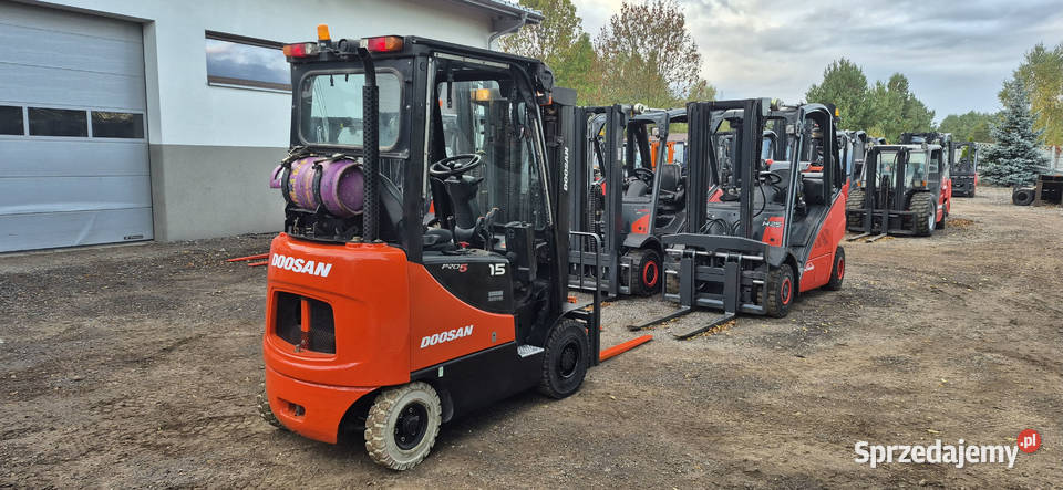 Wózek Widłowy Doosan G15S 2012 Triplex 455 m mazowieckie Małkinia Górna sprzedam