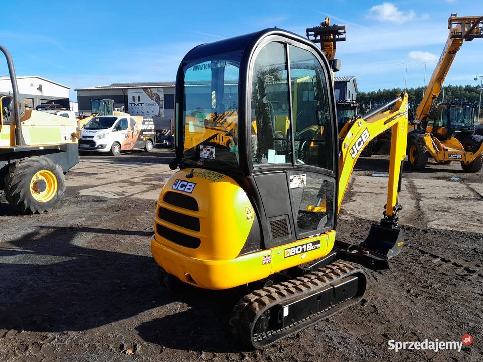 JCB 8018 2015R MINIKOPARKA 18 TONY CAT CUBOTA nie Maszyny budowlane Krotoszyn