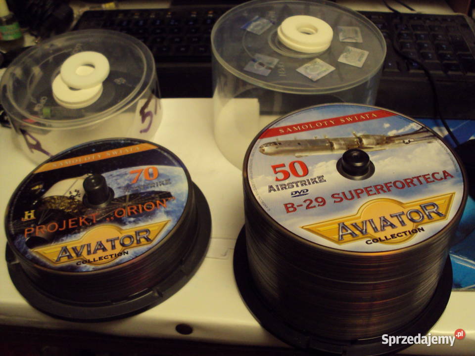 70 płyt DVD kolekcji o lotnictwie AVIATOR Lublin