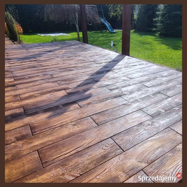 Deska tarasowa betonowe drewno na taras ścieżkę sprzedam