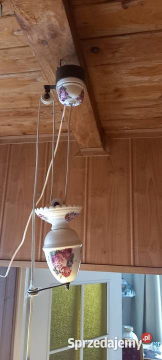 Lampa wisząca z kloszem i przeciwwagą do kuchni Skierniewice sprzedam