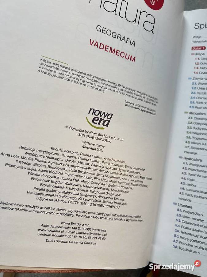 Teraz matura Geografia Vademecum podkarpackie Jasło