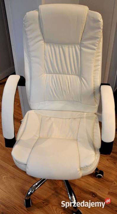 Wygodny FOTEL BIUROWY Krzesło Biurowe TILT Chrom 60cm podlaskie Białystok