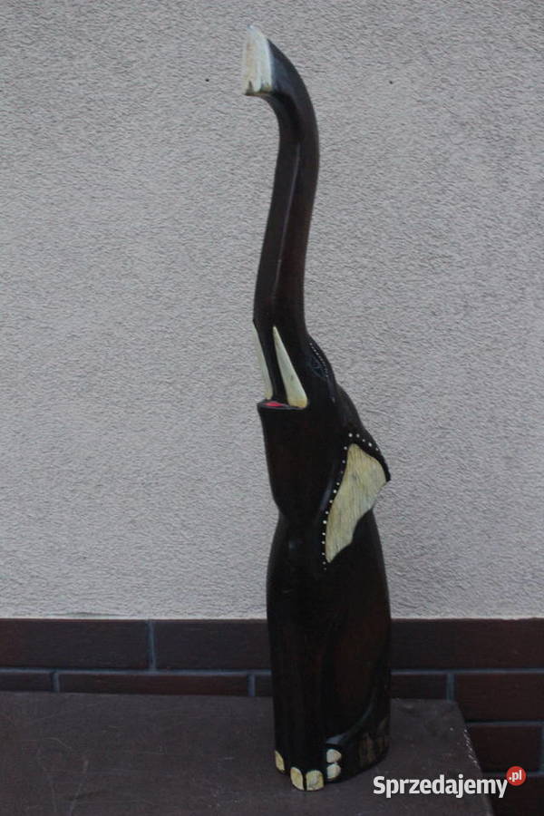 słoń drewniany Kalisz sprzedam