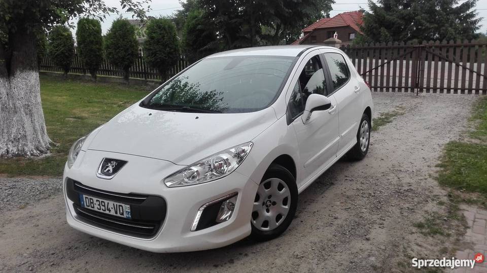 Peugeot 308 2013 r led czujniki cofania okazja poduszka powietrzna