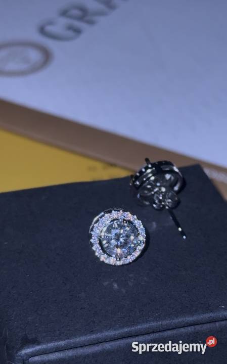 Kolczyki vvs1 moissanite earrings icedout Piercing Piercing