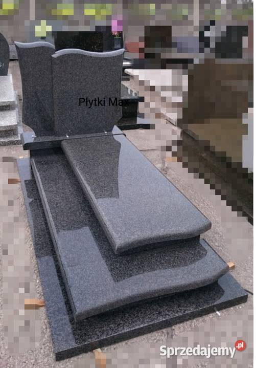 Nagrobki granitowe i Kostka wokół grobu Brynica sprzedam
