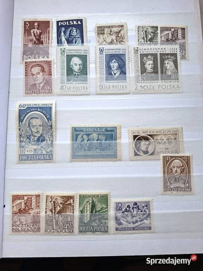 Znaczki z okresu PRL Kraków