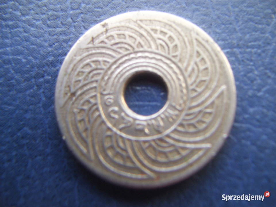 Stare monety 10 satangów 1918 Tajlandia Lesko