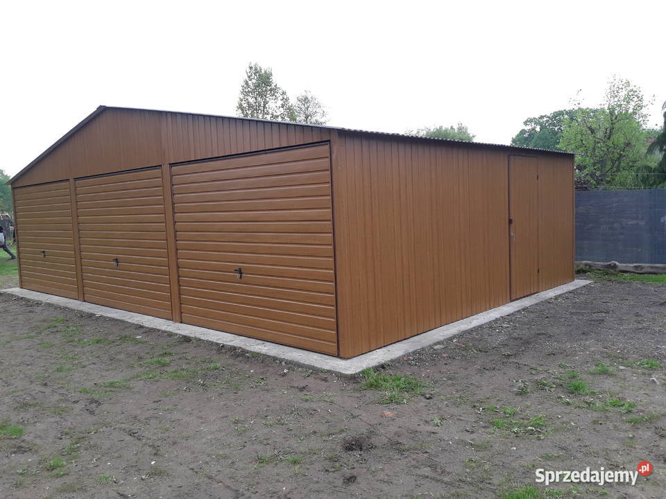Garaży Blaszany Garaż Szeregowy Blaszaki Wiata Sprzedaż Hrubieszów