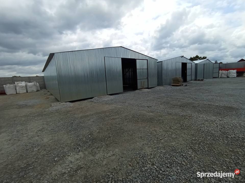 Garaż blaszany Garaże Blaszane Magazyn WiataHala świętokrzyskie Jędrzejów