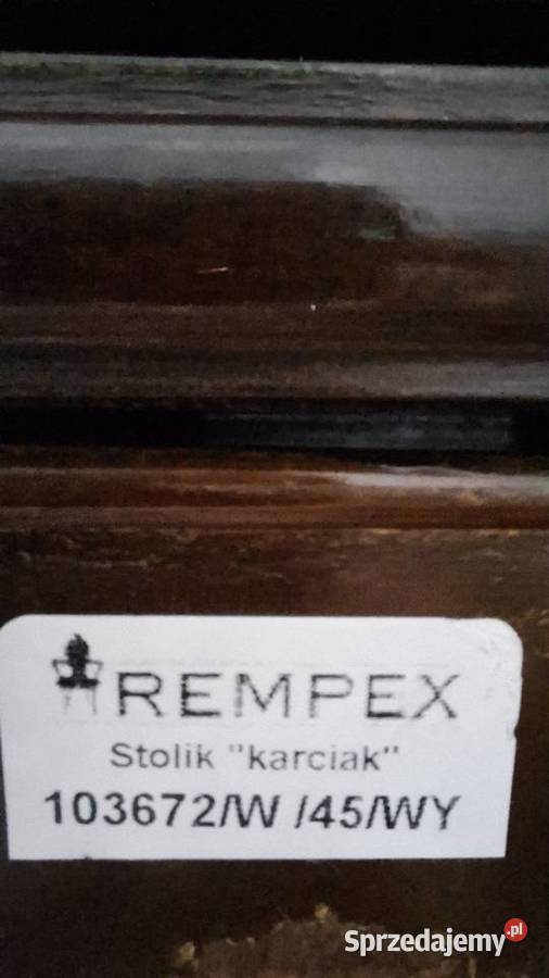 Antique Louis XV style card table with REMPEX mazowieckie Warszawa