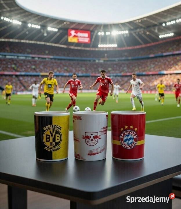 Bundesliga zestaw prezentowy niego 3 kubki Warszawa
