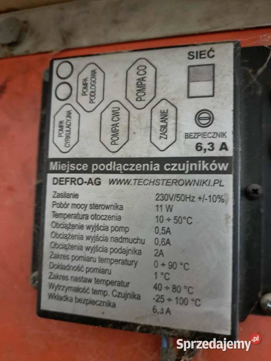 PIEC Z PODAJNIKIEM NA WĘGIEL DRZEWO DEFRO sprzedam