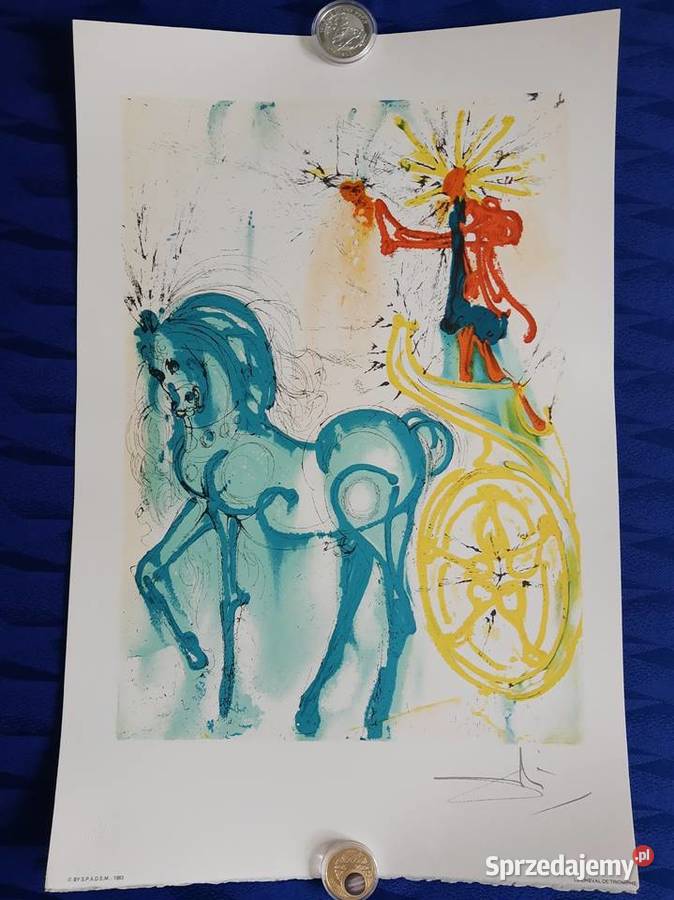 Salvador Dali daprs Litografia 1983 Siemianowice Śląskie