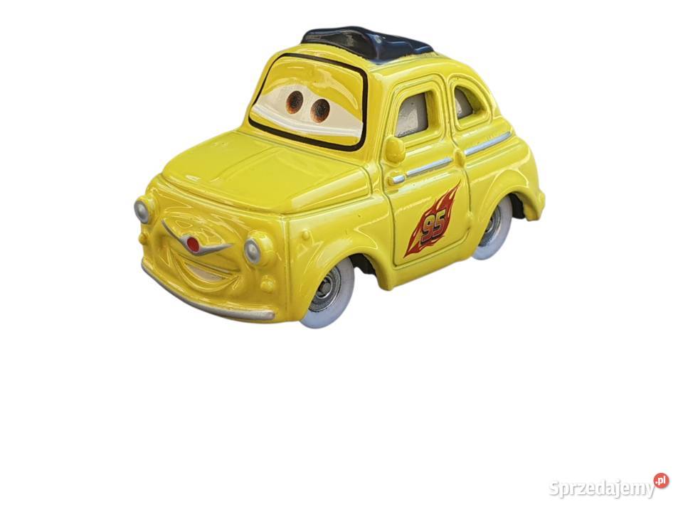 Zabawka model samochodu Luigi żółty Fiat 500