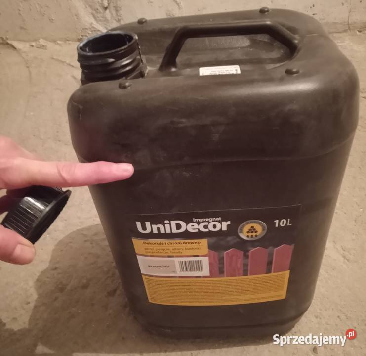 Impregnat do drewna Unidecor bezbarwny 10 l Toruń