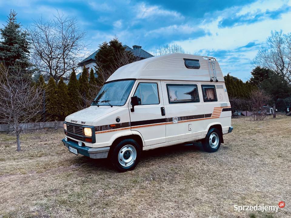 Fiat Ducato 25 D HYMERCAR kamper kempingowy beżowy mazowieckie Wesoła