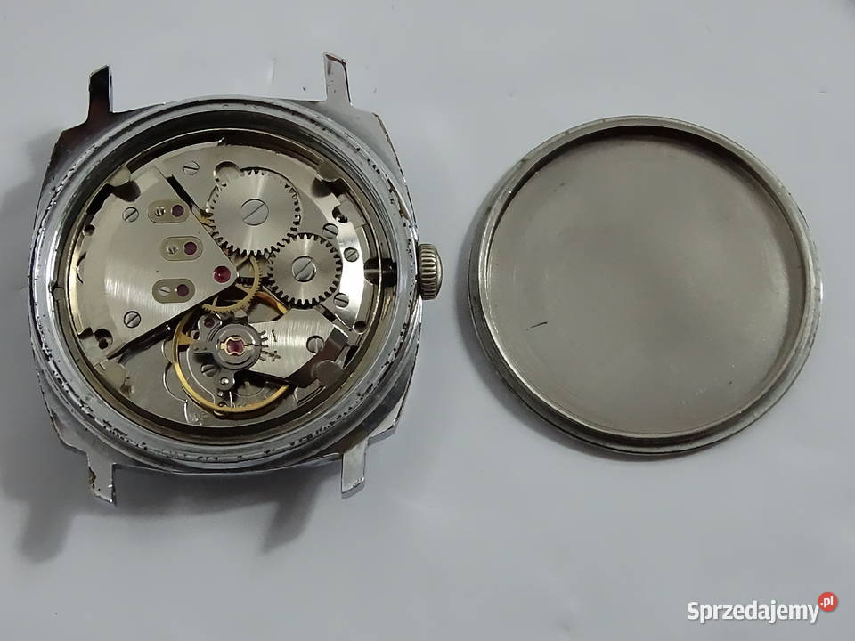 Unikalny Vintage Zegarek URECH z Niebieską Męskie Biłgoraj