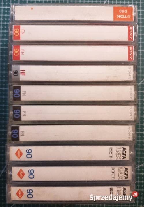 Kasety magnetofonowe SONY AGFAScotch nowe zestaw Gdynia