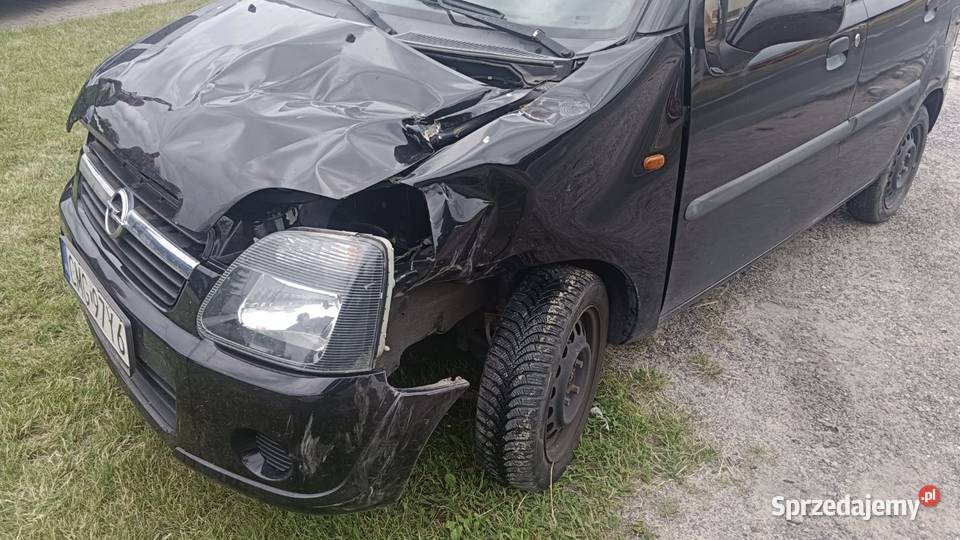 Opel Agila na sprzedaż uszkodzenia zderzak lampa kujawsko-pomorskie Mogilno