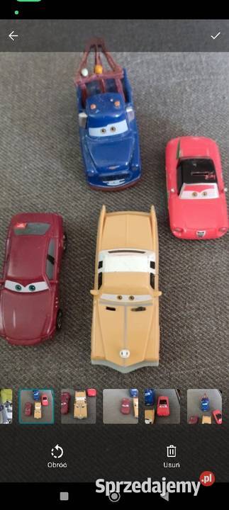 Zestaw cars samochodów z Zygzak McQueen mazowieckie