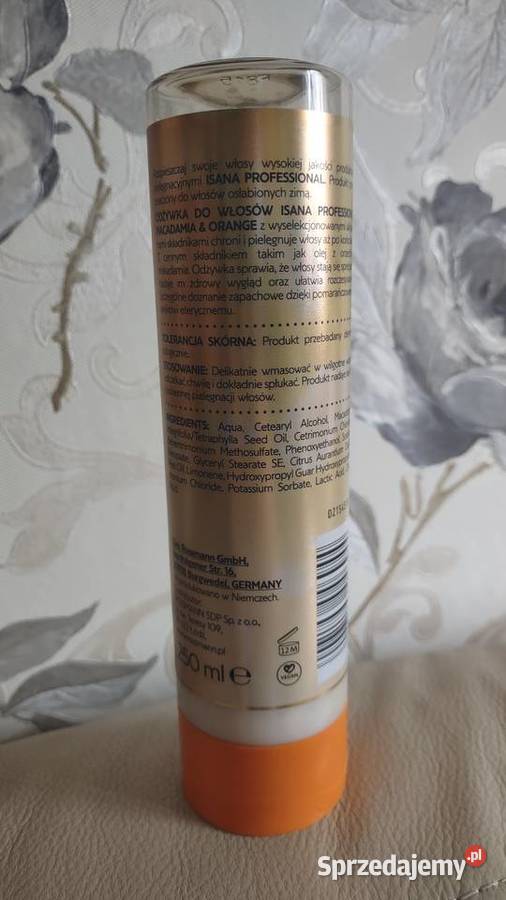 Odżywka do włosów Macadamia Orange Isana Dla kobiet Olkusz