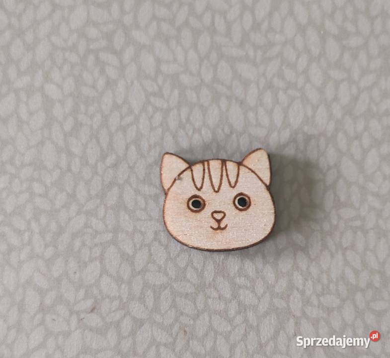 5x guzik drewno grawer 2 hand made guz1