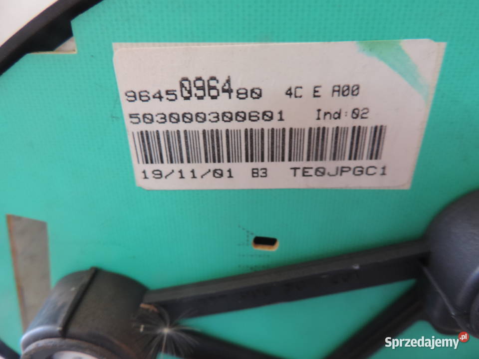 PEUGEOT 206 14 8V LICZNIK ZEGARY 9645096480 Nowy Sącz sprzedam