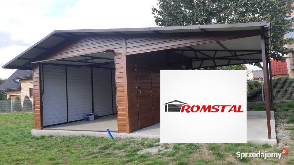 Garaż Blaszany Drewnopodobny z zadaszeniem Kolbuszowa sprzedam