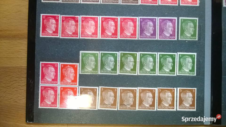 znaczki III RZESZA zestaw 81 czyste Warszawa