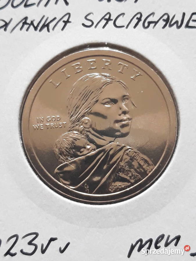 1 Dolar USA Indianka Sacagawea 2023 r wielkopolskie Konin