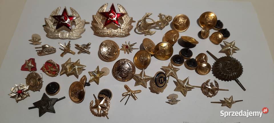 odznaczenia guziki ZSRR zestaw 2 AA02828 Warszawa sprzedam