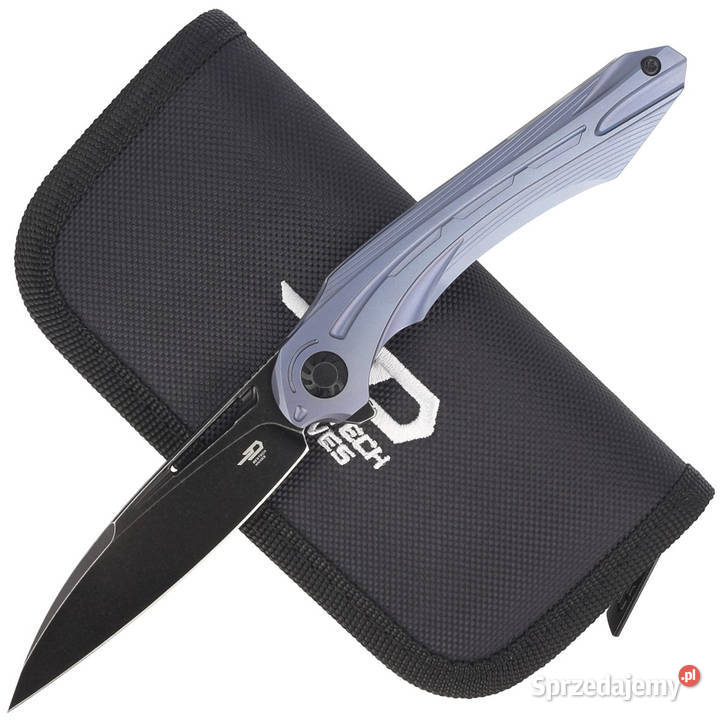 Nóż składany Bestech Wibra Blue Titanium Black Warszawa