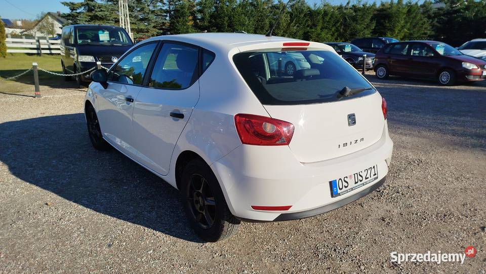 Seat Ibiza 14 MPI 86 Bezwypadkowy Potwierdzony biały Ibiza Bytów sprzedam
