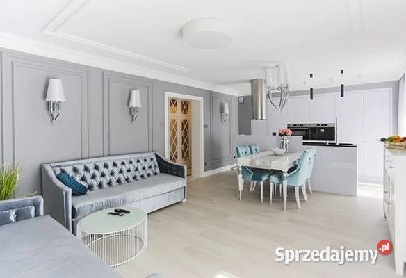 Stół glamour rozkładany biały stylowy elegancki Warszawa