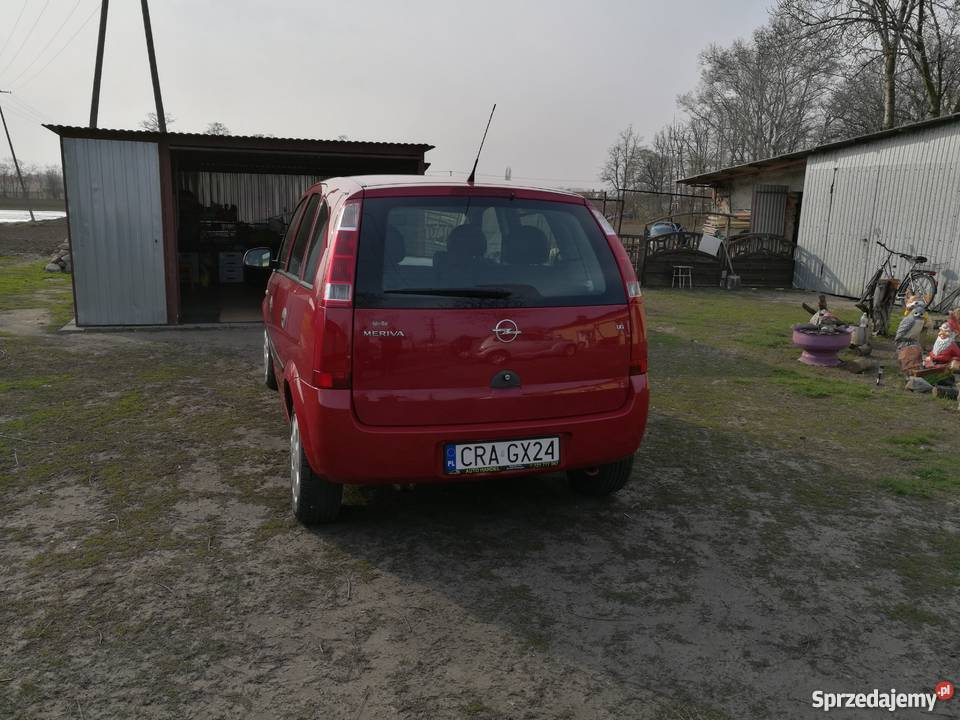 Opel Meriva 16 nieuszkodzony Radziejów sprzedam