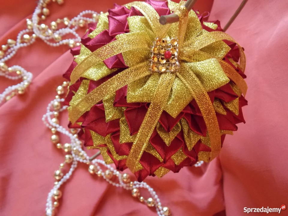 Bombki karczoch ze wstążki Nowy Sącz sprzedam