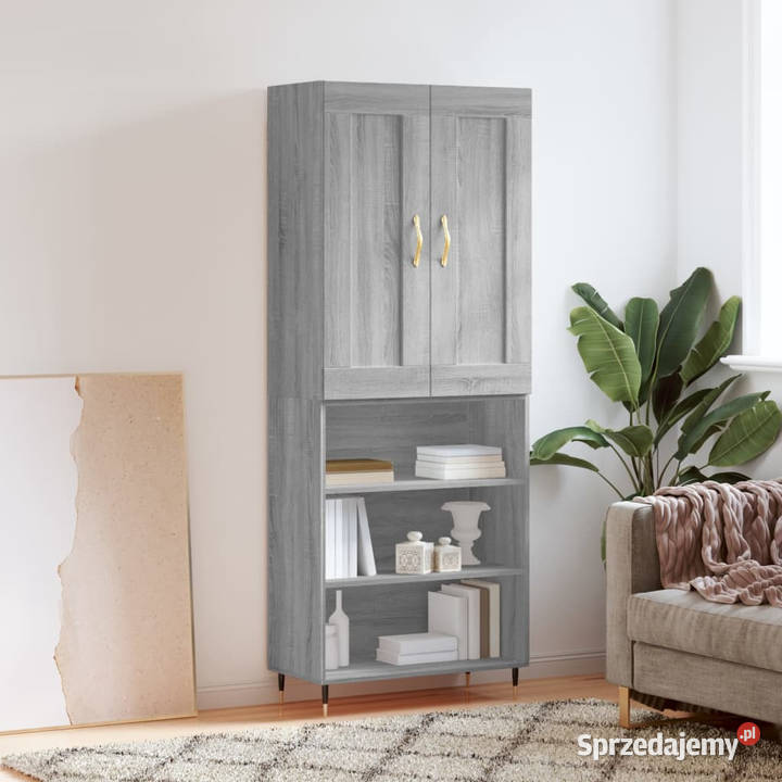 Witrynka szary dąb sonoma 695x34x180 materiał mazowieckie Warszawa
