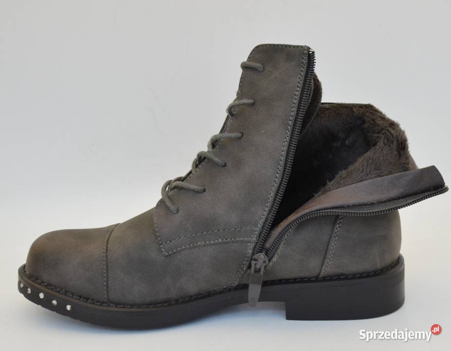 Szare ocieplane botki rozmiar 38 wl18100k01 Żyrardów